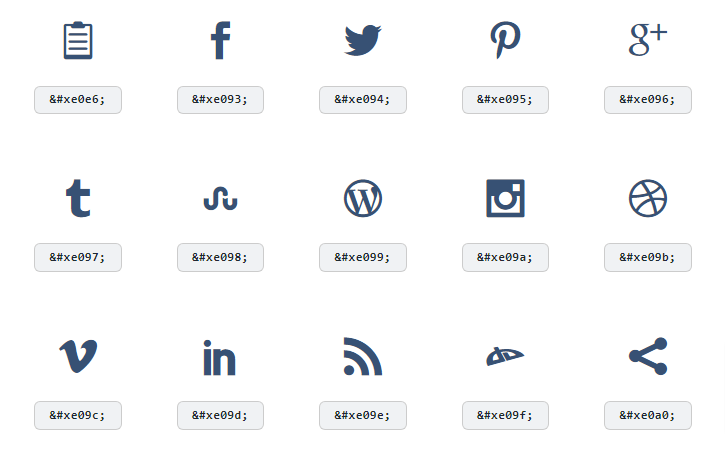 Elegant Themes Icon Font
