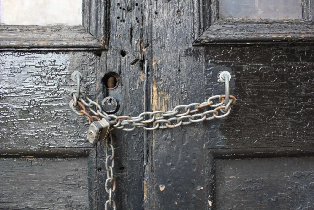 Old doors in Providence, RI