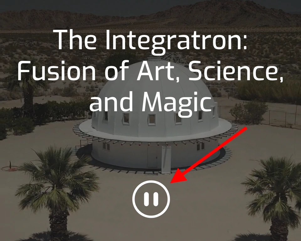 Pause button on auto-playing video